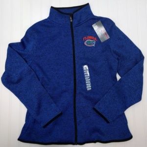 Florida Gators Knit Jacket Large12 14 Sweater Coat